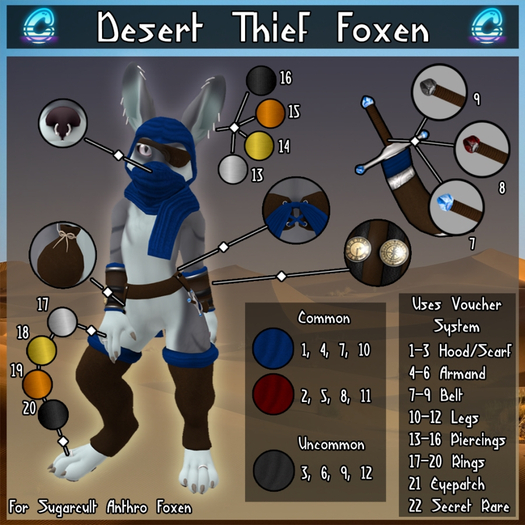 {C} Desert Thief - {SECRET} 22 RARE