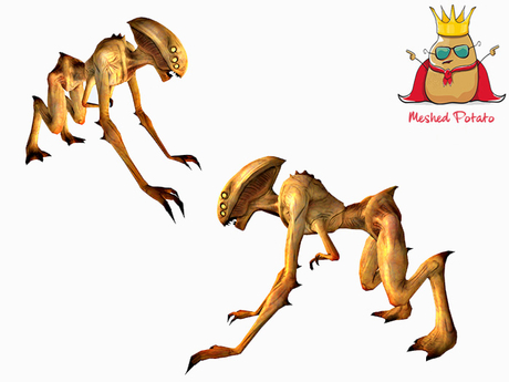 Second Life Marketplace - Meshed Potato - Alien Crawler - Full Perm Mesh
