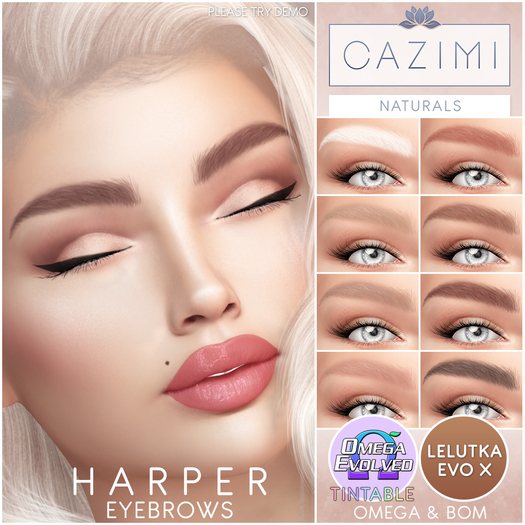 CAZIMI: Harper Brows - Naturals