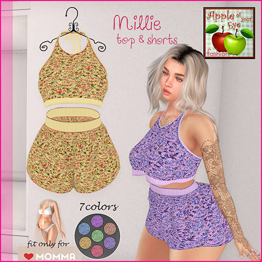 ::Appleofyoureye::Millie Top & Shorts_AvatarLove Momma[Add]