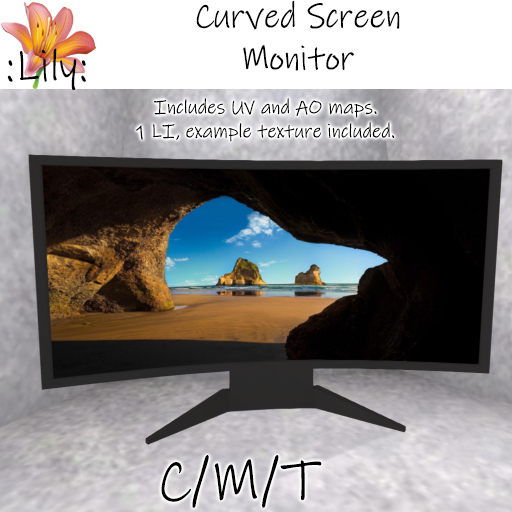 :LILY: Curved Screen Monitor