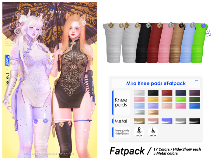 MIWAS / Mira Knee pads #FATPACK