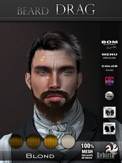 [//REBIRTH/]-BEARD_Drag-Blond