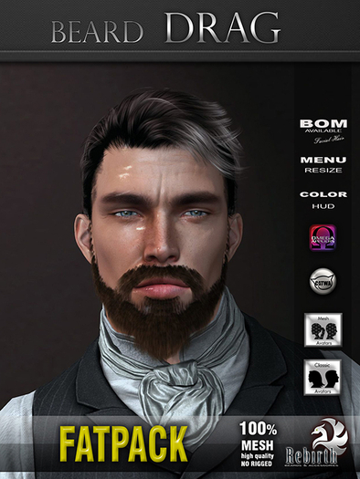 [//REBIRTH/]-BEARD_Drag-FAT PACK