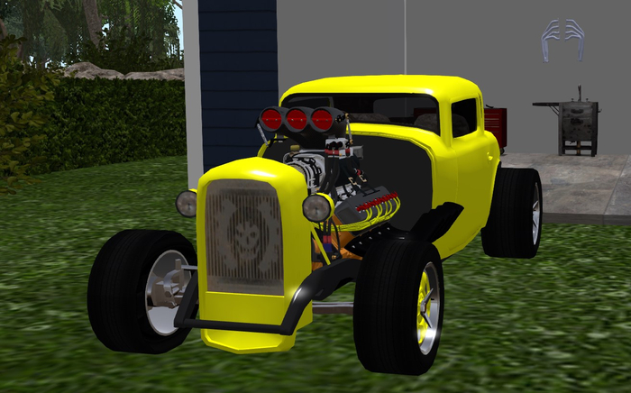 Right hand drive Top Fuel 3 window coupe