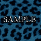 Zoy Texture [ Leopard Skin 03 ] Seamless - Blue