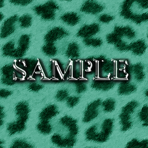 Zoy Texture [ Leopard Skin 03 ] Seamless - Mint