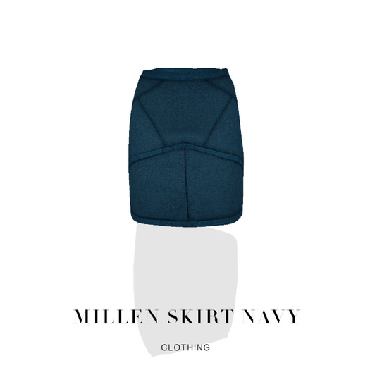 MULLOY - Millen Skirt Navy 