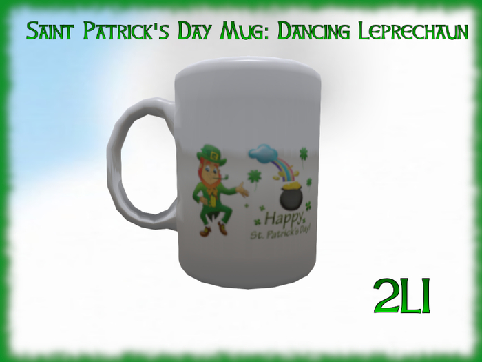 Mug: St. Patricks Day : Dancing Leprechaun(Boxed)