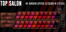TOP1SALON - HD BURGEON LIPSTICK (Lelutka Evolution) TAN BRIGHT