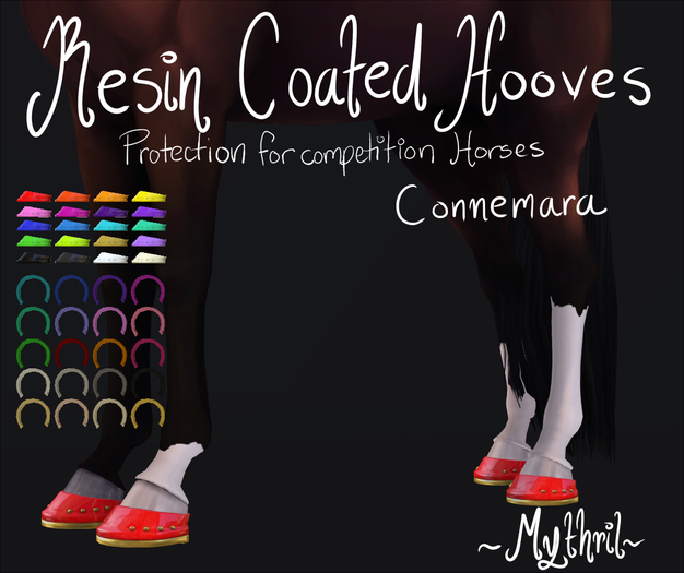 ~Mythril~ Resin Coated Hooves (Connemara)