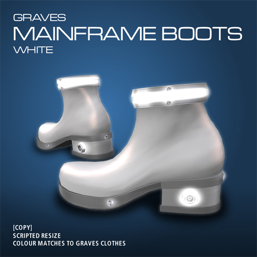GRAVES Mainframe Boots - White - Male