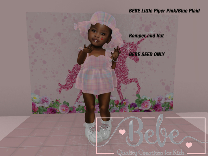 BEBE Little Piper Pink Butterfley BOX
