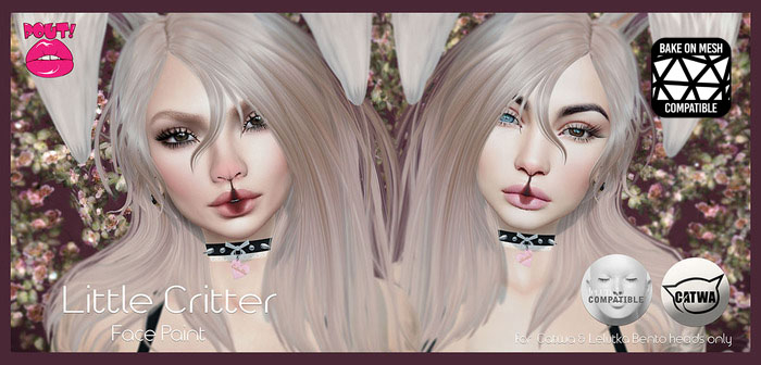 [POUT!] Little Critter Face paint - CATWA & LELUTKA (Wear me)