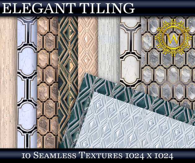 Elegant Tiling Floors Walls 10 Seamless Textures - WonderWall