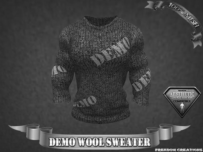 DEMO Wool sweater[AESTHETIC]-Freedom creations