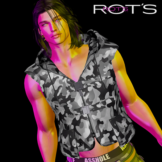 .:ROTS:. Overdose Vest Army B/W (ADD)