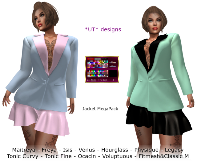 0006349 Mesh Closed Jacket - [Megapack]