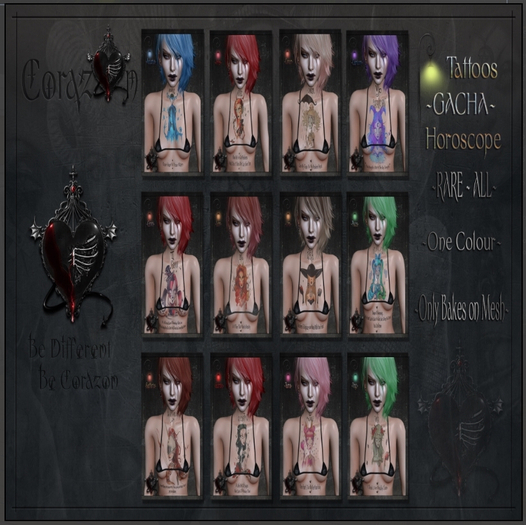 .: CORAZON:. Tattoo GACHA  SAGITTAURIUS:.
