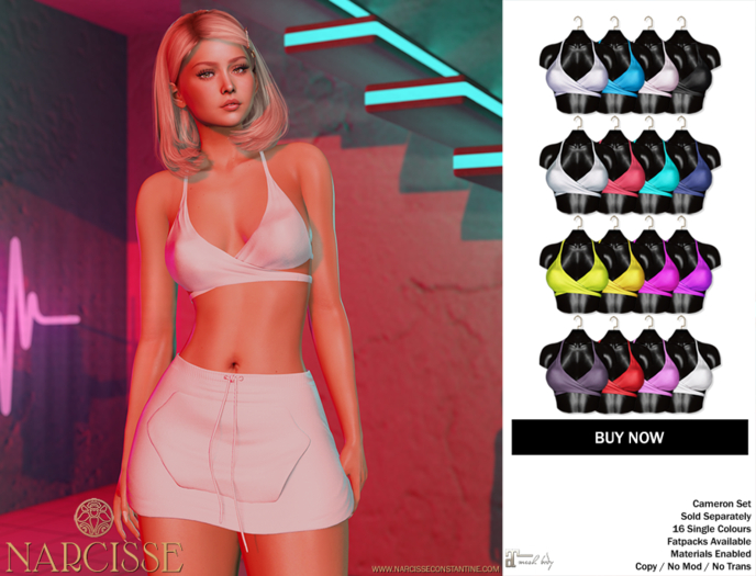 -Narcisse- ADD Cameron Crossover Cami FATPACK