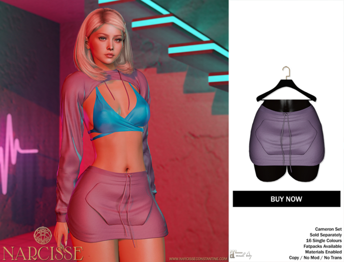 -Narcisse- ADD Cameron Skirt - Nightshade