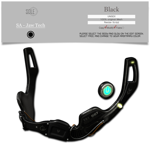 :::SOLE::: SA - JAW Tech (Black)