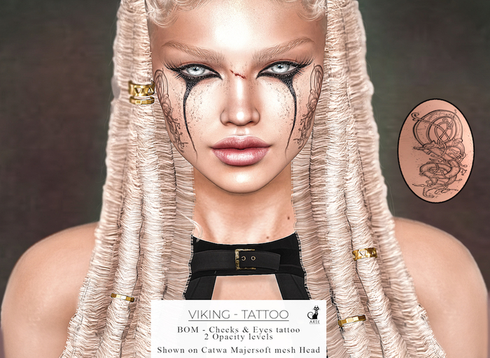 A R T E - Viking Tattoo Eyes & Cheeks [BOM]