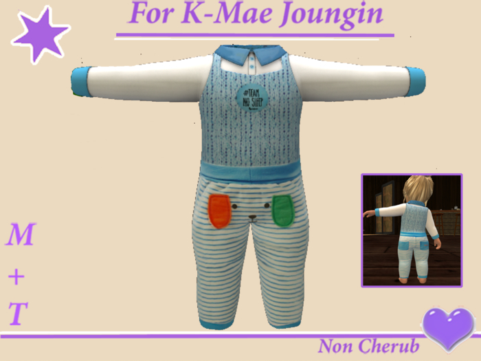 Jumper blue white
