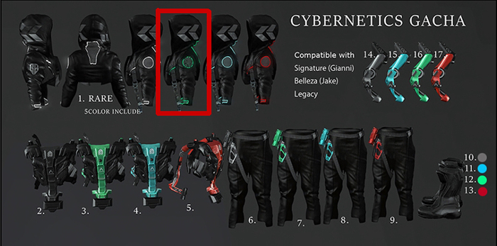 1.::GB:: Cybernetics Jacket (Gianni) L.Green RARE