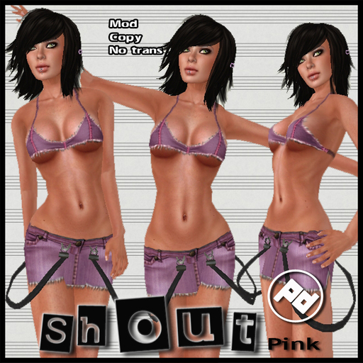 ::Poised:: Shout! pink