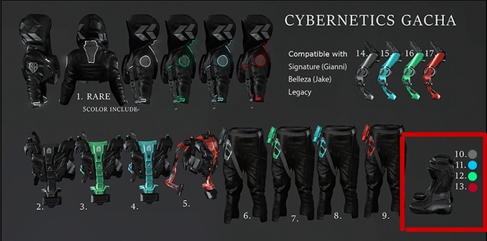 11.::GB:: Cybernetics Boots (Belleza) Cyan