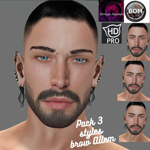 !O.S! PACK Brows  Allen layers BOM HD pro/Omega