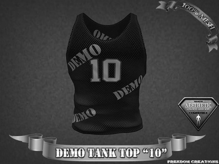 DEMO Tank top "10"-Freedom creations