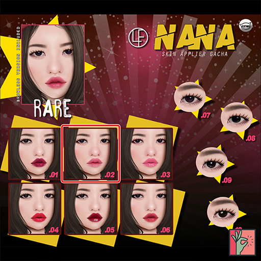 Le Forme Nana Catwa Skin Applier Gacha .02