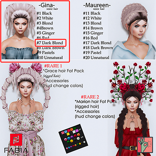 #7-FABIA- Gacha   <Gina> Dark Blond