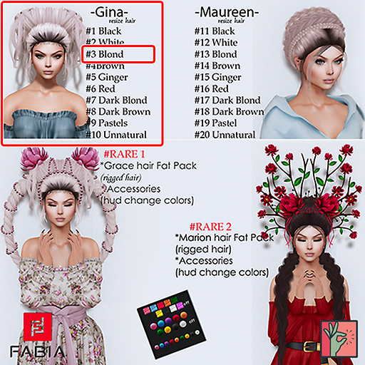 #3-FABIA- Gacha   <Gina> Blond
