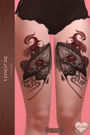 tenebrae. Pixie Dust - Raven (BOM)