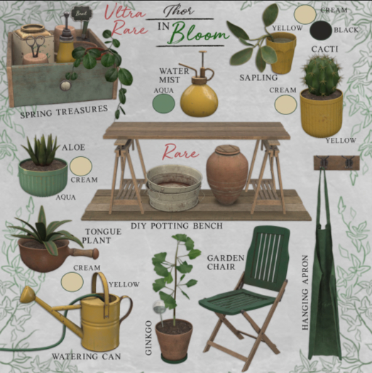 ..::THOR::.. Potted Small Aloe - Aqua