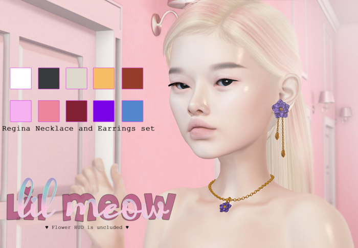 -Lil Meow- Regina Set GOLD