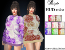 InStyle-Sweater with roses -Fatpac-HUD/Maitreya,Slink,Belleza/