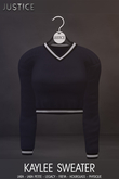 [JUSTICE] KAYLEE SWEATER - NAVY