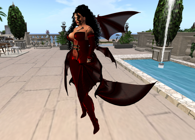 Lady Dragon of Hell Red