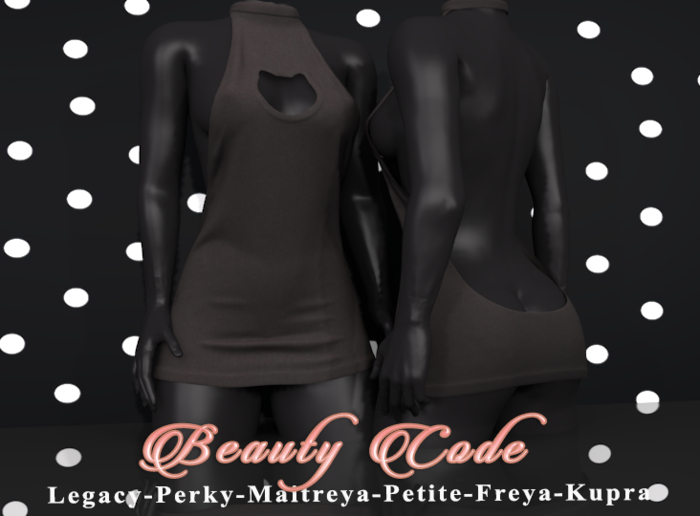 *Beauty Code* - Dress Vicky - Black