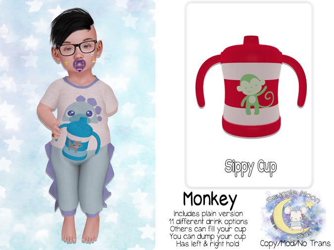 {SMK} Sippy Cup | Monkey