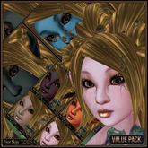 =^.^= Curious Kitties Fantasy Fuzz - Nor Skins - Bronzed Earth - Value Pack