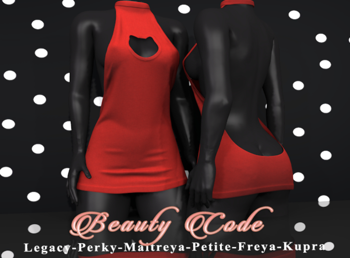 *Beauty Code* - Dress Vicky - Red