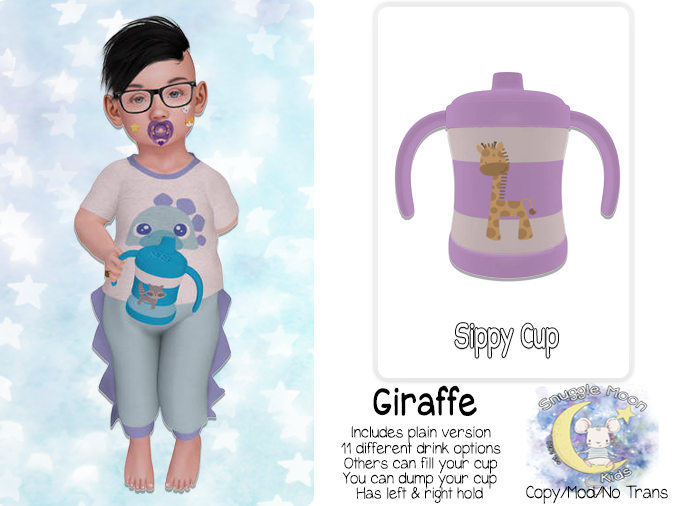 {SMK} Sippy Cup | Giraffe 