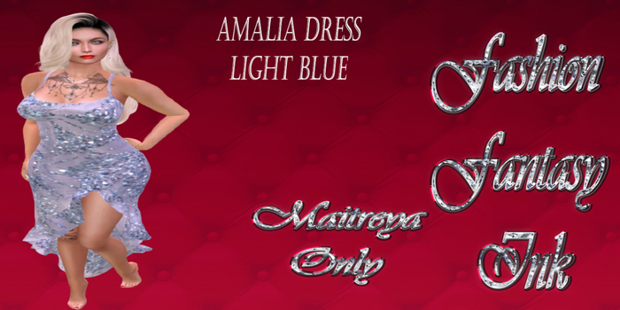 Amalia Dress Light Blue