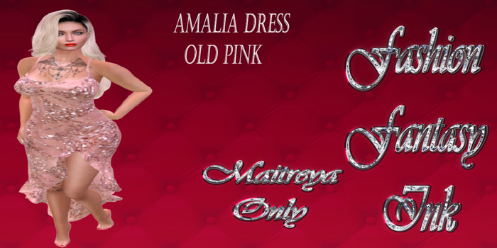 Amalia Dress Old Pink
