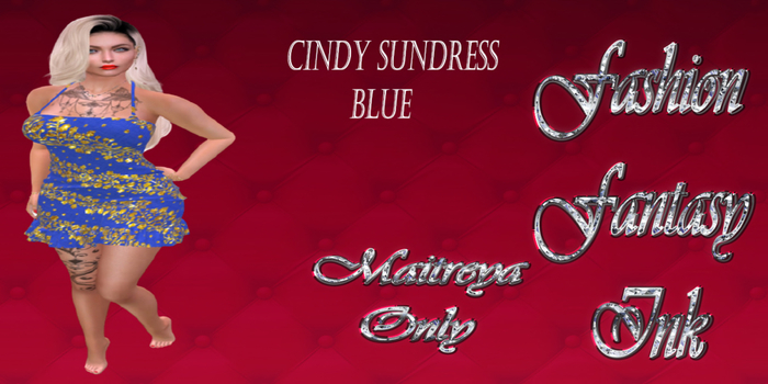 Cindy Sundress Blue